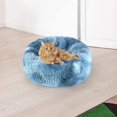 thumbnail image 3 of Donut Dog Cat Bed, Soft Plush Pet Cushion, Anti-Slip Machine Washable Self-Warming Pet Bed - Improved Sleep for Cats Small Medium Dogs (Multiple Sizes), 3 of 5