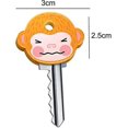 thumbnail image 2 of 6 Pcs Key Caps Covers Cute Monkey Key Covers Fits Most Standard Keys Made For Easy Identifying Door Keys, 2 of 5