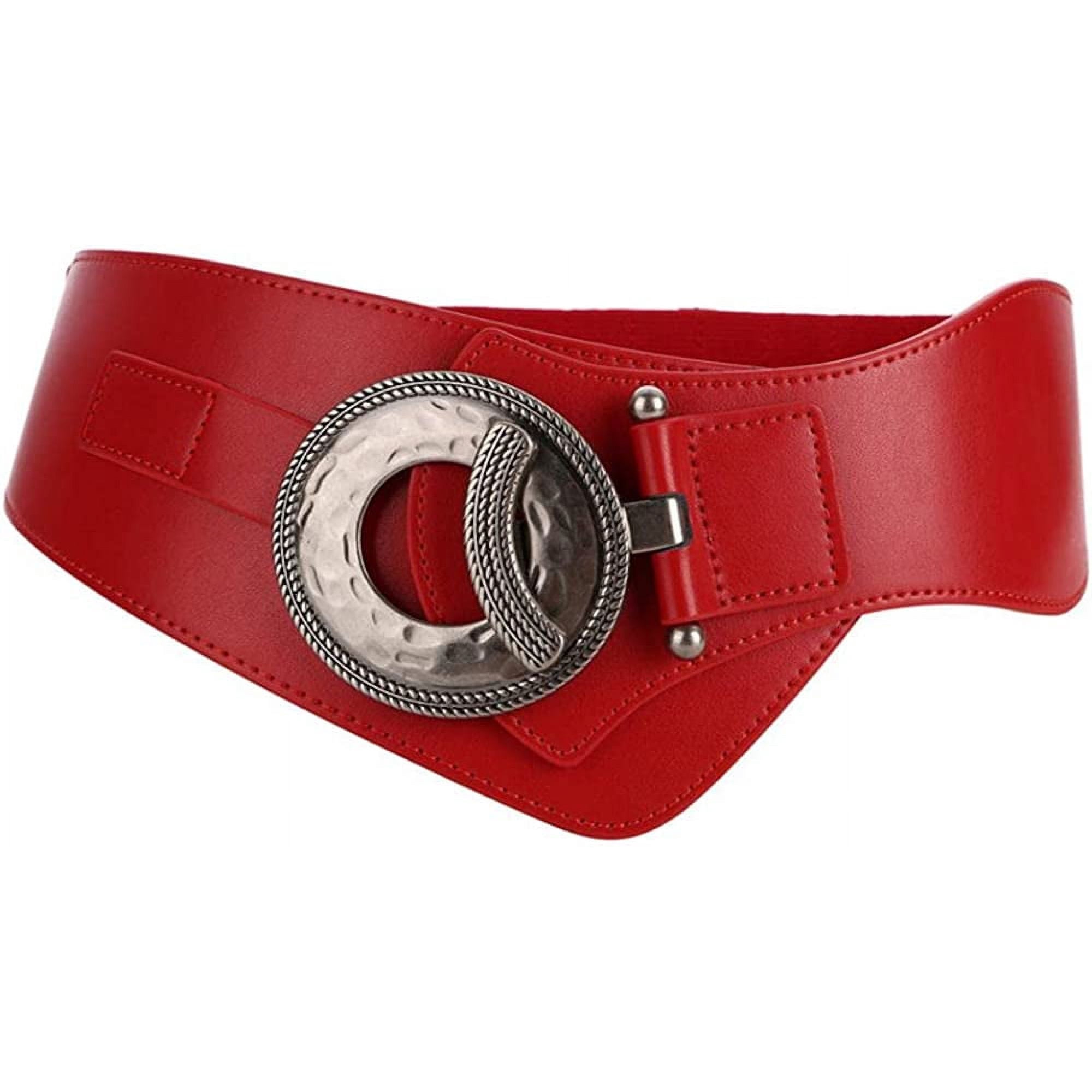 Ceinture rouge femme large hotsell