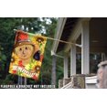thumbnail image 4 of Toland Home Garden Autumn Scarecrow Sunflower Fall Flag Double Sided 28x40 Inch, 4 of 5