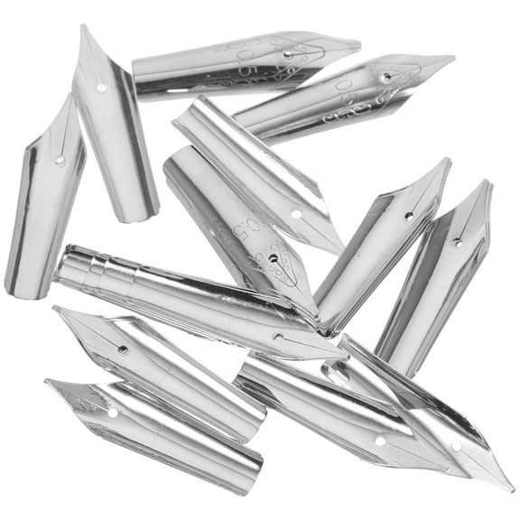 Masteelf 30pcs Fountain Pen Nibs Set Replacement Nibs for Calligraphy Writing Supplies