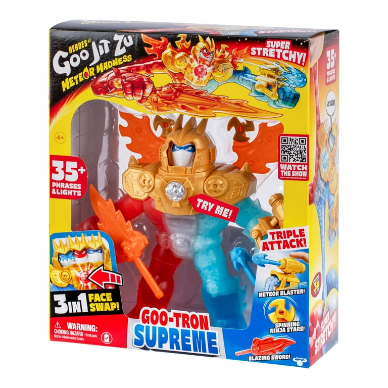 Heroes of Goo Jit Zu's Goo-Tron Supreme Combines The Power Of