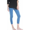 thumbnail image 3 of Fishers Finery Ecofabric Capri Legging; Casual Lounge Legging (Blue, XXL), 3 of 5