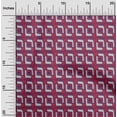 thumbnail image 1 of oneOone Silk Tabby Fabric Square & Floral Block Print Fabric By Yard 42 Inch Wide, 1 of 4