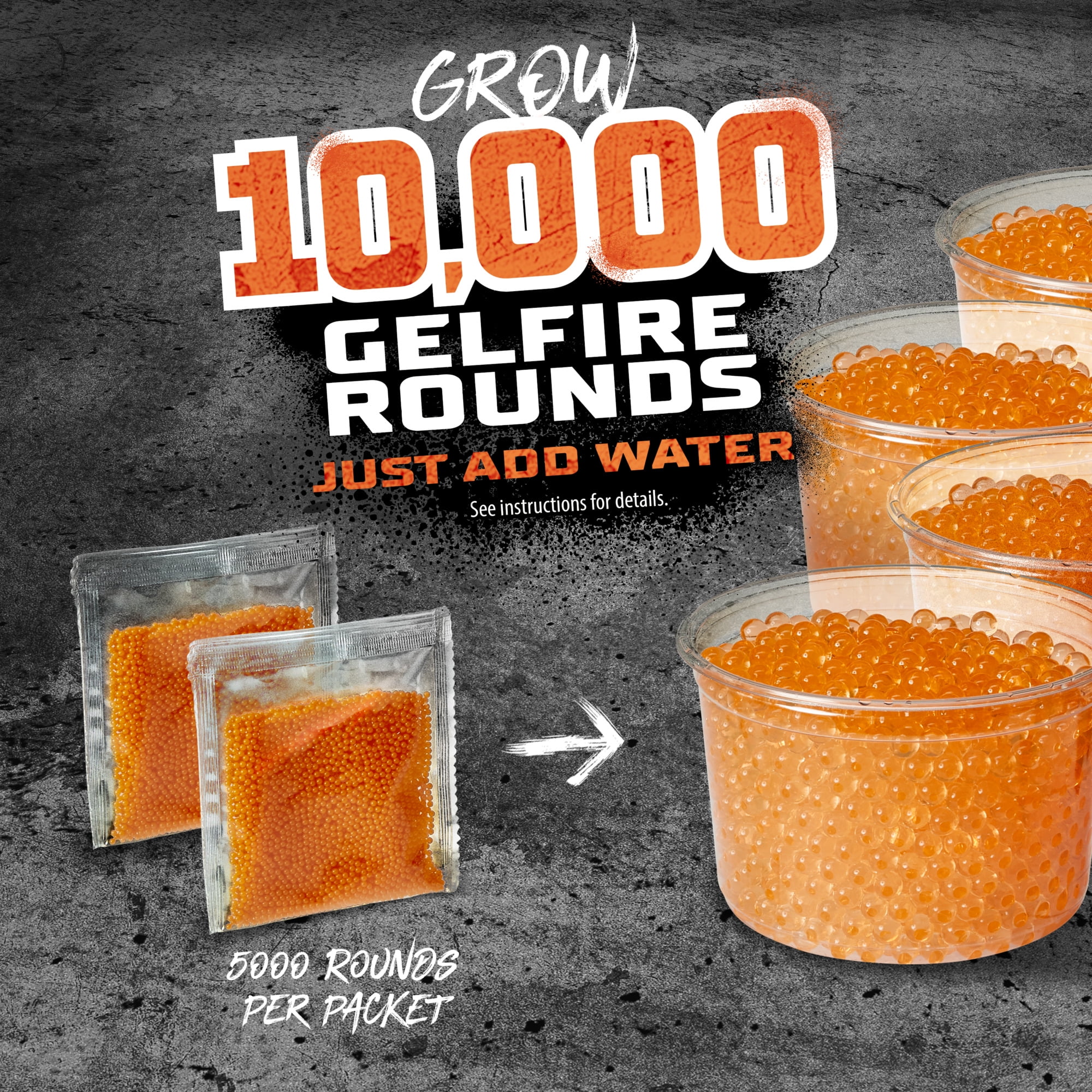 Nerf Pro Gelfire Mythic Water Beads Gel Blaster with 10,000 Rounds and Rechargeable Battery for Outdoor Games Ages 14 and Up
