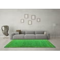 thumbnail image 3 of Ahgly Company Indoor Rectangle Abstract Green Modern Area Rugs, 6' x 9', 3 of 4