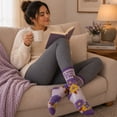 thumbnail image 5 of Women's My Favorite People Call Me Mom Socks Funny Cute Flowers Mothers Day Gift Footwear, 5 of 9