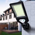 thumbnail image 1 of Lámpara de pared con energía solar Sensor de movimiento PIR impermeable Luz de jardín al aire libre (C), 1 of 6