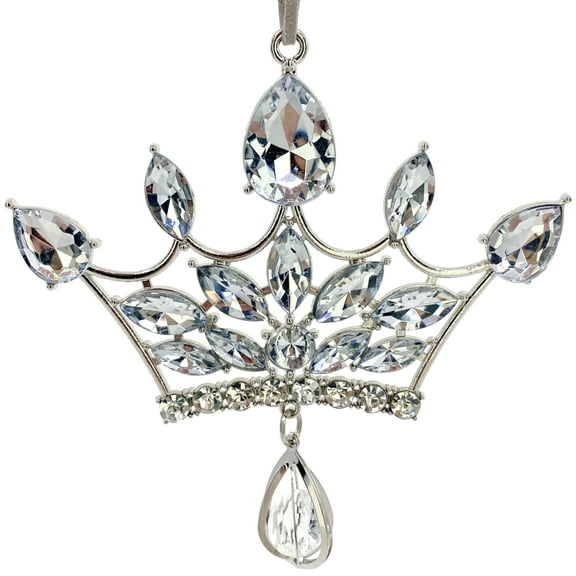 Crystal Crown Ornament - Christmas Tree Hanging Décor