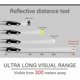 thumbnail image 3 of Pcs Reflective Warning Tape, Safety Reflective Warning Lighting Sticker Adhesive Tape Roll Strip for Vehicles Cars Trailers Bikes Helmets (3 Colors), 3 of 5