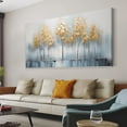 thumbnail image 2 of Cuadro Decogaleria Arbol Dorado Abstracto Moderno 140x70 Cm., 2 of 4