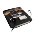 thumbnail image 3 of HELLHERO 1 pc Book Sleeve with Decorative Design Polyester Fabric Carrying Book Case for Paperbacks Books Lovers 8.66 x 11.42, 3 of 8