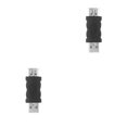 thumbnail image 4 of ZLight New Portable IEEE 1394 6 Pin Female to USB Type 1 .1/2 .0 A Male Adaptor Adapter black 5.3x1.8x1cm 2Set, 4 of 6