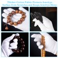 thumbnail image 2 of maskred 2pcs/set Ergonomic White Uniform Gloves With Ergonomic For Jewelry Inspection 1Set, 2 of 6
