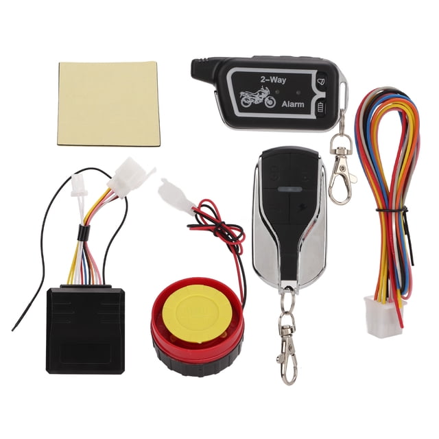 Sistema de alarma bidireccional para motocicleta, alerta de sonido por vibración, Control remoto LCD, antirrobo, ahorro de energía