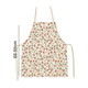 thumbnail image 2 of Delantal de cocina de 1 pieza con cuello ajustable y bolsillo central visible con lazos largos para mujeres y hombres | Chef, 2 of 5