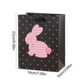 thumbnail image 3 of Easter Gift Bag, 6Pcs Bunny Pattern Paper Bag with Handle, 7*9 Inch Shopping Bags, for Birthday, Wedding, Spring Easter Party Supplies (C), 3 of 5
