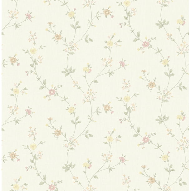 Advantage Sameulsson Eggshell Small Floral Trail Wallpaper 