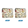 thumbnail image 7 of FORMRS 13-13.3 inch Laptop Sleeve Case Soft Carrying Quilted Computer Bag Cover, Beige Floral, 7 of 7