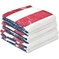 thumbnail image 7 of Grunge USA Flag Tea Towels Set of 6 Star-Spangled Banner Kitchen Dish Cloth with Hanging Loop, 18"x28"Lint-Free Absorbent Towel for Kitchen Drying Wiping and Cleaning, 7 of 7