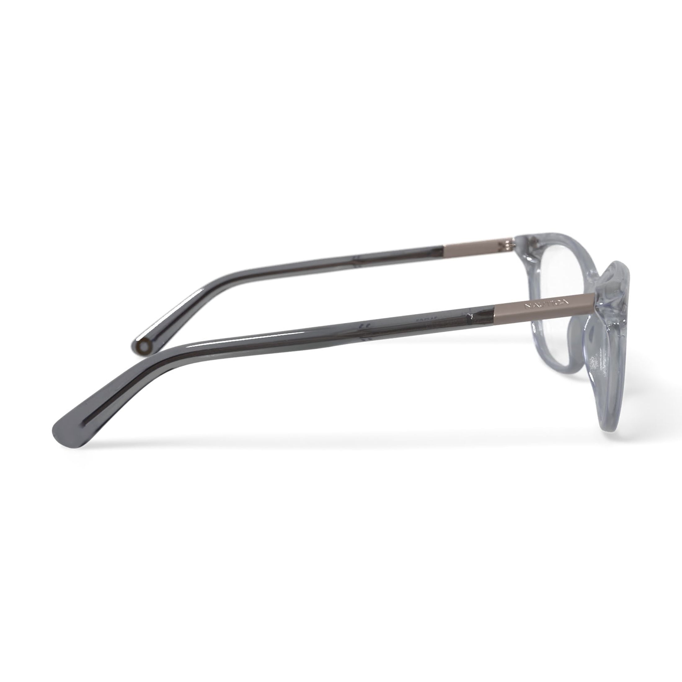 Nautica Women's NLO5001 Prescription Eyeglasses with Case, Crystal