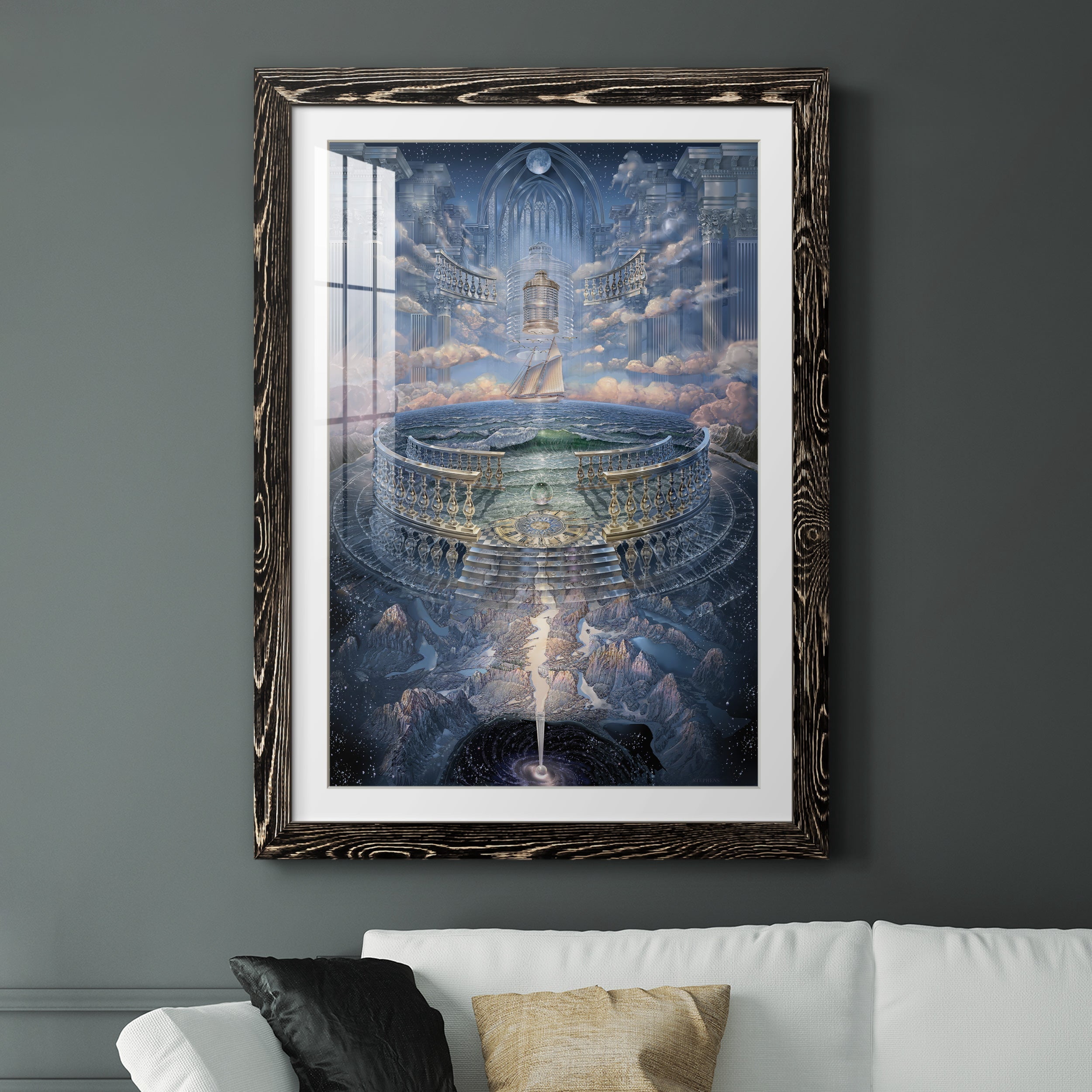 Solace II - Premium Framed Print - Distressed Barnwood Frame - Ready to Hang