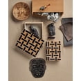 thumbnail image 4 of Currey And Company 1200-0898 Aarna Composite, Wood Decorative Boxes - Black, 4 of 7