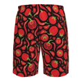 thumbnail image 6 of Naloa Tomatoes And Chili Men's Beach Shorts, Surfing shorts, Swim trunks, Quick Dry Swim Trunks for Surfing Beach Fun - 3X-Large, 6 of 9
