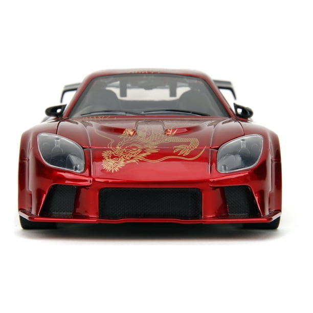 Jada 1:24 Mazda RX-7 Widebody Black/Red Dragon Toy - Walmart