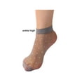 thumbnail image 3 of INSPIRE CHIC Women's Polka Dots Pattern Ankle Length Stretchy Sheer Socks 10 Pairs, 3 of 5