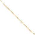 thumbnail image 2 of 14K Solid Yellow Gold Anklet Summer Beach Foot Ankle Bracelet, 2 of 6