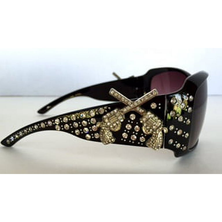 Western cheap bling sunglasses