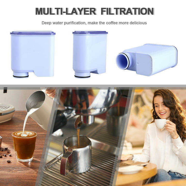 2 Pack Coffee Machine Water Filter Compatible with Philips Saeco AquaClean  CA6903 /10 /00 /01 /22 /47 