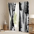 thumbnail image 3 of Homewish Adult Rustic Farmhouse Blackout Curtains Set of 2 (52x84 Each), Jungle Botanical Window Curtains, Grey Watercolor Art Curtains and Drapes, Curtains and Drapes Room Decor, 3 of 5