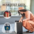 thumbnail image 5 of JAGASY Sparrow Urn for Adult Man Cremation, 3 Inch Miniature Moon Urn for Mom Ashes, 10 Inch Adult Blue Urns for Dad Memorial Funeral, Portable Keepsake Urns, (1 Large, 4 Small), 5 of 7