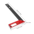 thumbnail image 2 of GOOHOCHY Woodworking Ruler Aluminium Alloy Professional Woodworkers 1Pack, 2 of 8
