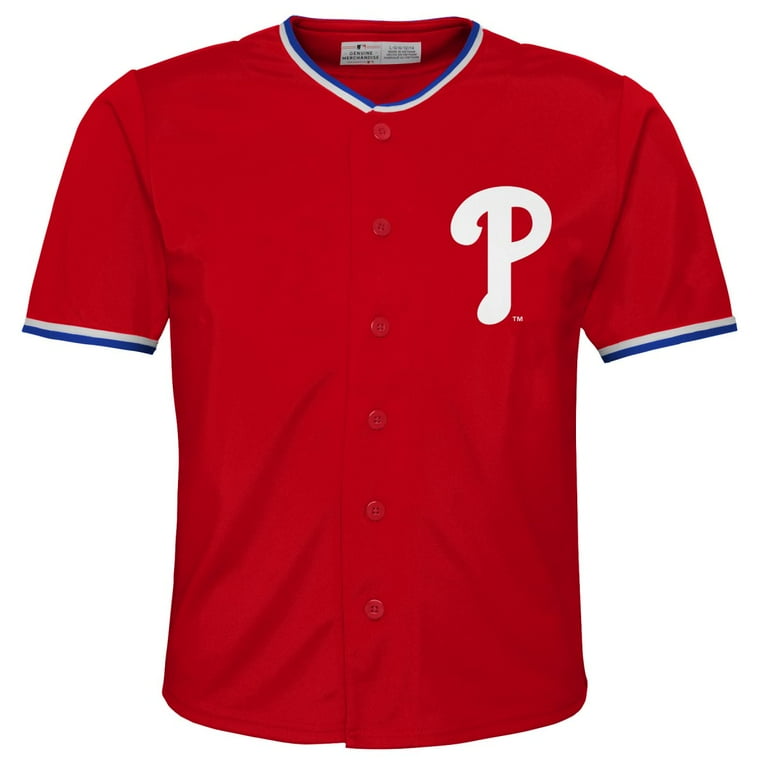 Philadelphia Phillies MLB Boys Short-Sleeve Player Jersey-Harper