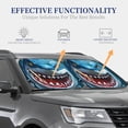 thumbnail image 4 of Fotbe Cartoon Cute Shark Juego de 2 Piezas de Parasoles para Parabrisas | Bloqueador Solar para Auto | Accesorios Plegables para Protección Solar Interior-Large, 4 of 6