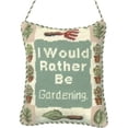 thumbnail image 1 of 123 Creations  inch Be Gardening Petit Point Door Knob Hanger - 100 Percent Wool, 1 of 1