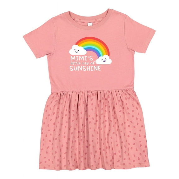 Inktastic Mimi's Little Ray of Sunshine Girls Toddler Dress
