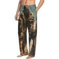 thumbnail image 6 of Sikiie desert Man Shepherd Dog Pajama Pants Men, PJ Bottoms, Sleep & Lounge Pants-Medium, 6 of 6
