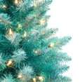 thumbnail image 3 of Puleo International 4 ft Pre-lit Fashion Teal Christmas Tree 196 Tips 150 UL Clear Incandescent Lights, 3 of 3