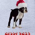thumbnail image 2 of CafePress - Boston Terrier Christmas - Cute Infant Baby Football Bodysuit, 2 of 3