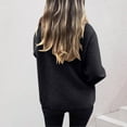 thumbnail image 7 of YueHuiYing Women's Oversized Sailor Collar Button Cardigans Chunky Knit Long Sleeve Slouchy Sweaters Coat with Pockets, 7 of 7