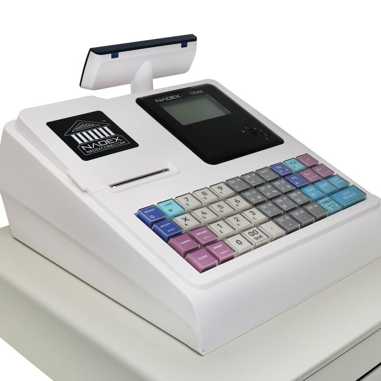 Nadex Coins CR360 Thermal-Print Electronic Cash Register (White