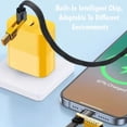 thumbnail image 2 of 120W Dual USB & Dual Type-C Fast Charger, 4-in-1 Rapid Wall Adapter with Charging Cable for iPhone, Samsung and Laptops, Home & Travel, 2 of 7