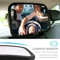 thumbnail image 5 of funbliss Baby Car Mirror Safely Monitor Infant Child in Rear Facing Car Seat,Car Mirror Baby Rear Facing Seat，No Assembly Required, Safer，Best Newborn Car Seat Accessories, Shatterproof, 5 of 5