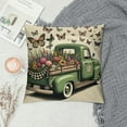thumbnail image 2 of COMIO Spring Pillow Covers Flowers Butterfly Truck Spring Pillows Hello Sunshine Decorations Farmhouse Decor for Couch Sofa, 2 of 5