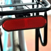 PBPBOX 5Pcs Red Motorcycle and Scooter Reflectors Plastic Durable Bike Accessories