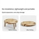 thumbnail image 3 of Mesa de picnic plegable de madera para exteriores, portátil, 2 en 1, estante para copas de vino, mesa plegable para escritorio, bandeja para picnic, 3 of 3